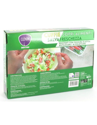Clendy Cuffie Salvafreschezza Per Alimenti - Formato Xxl Da 15 A 55 Cm